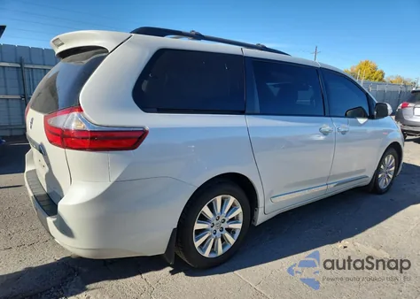 2015 Toyota Sienna Xle from USA, damaged, VIN 5TDDK3DC9FS115820